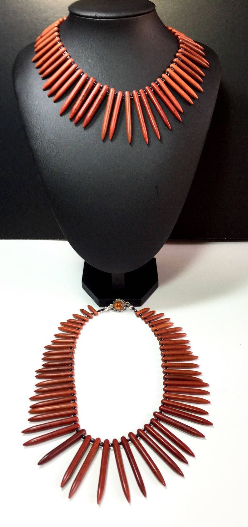 16 Paprika Turquoise POCHAHANTAS Blades necklace Disney Collection