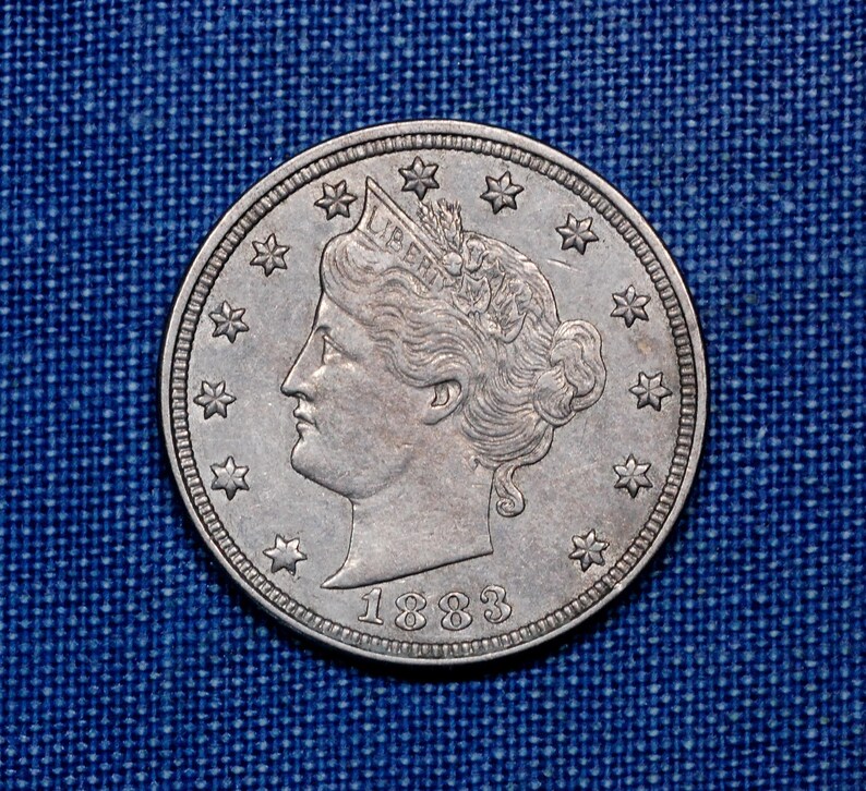 1883 V Nickel High Grade First Year Minted Lot A Etsy