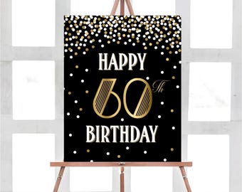 60th birthday  decorations  Etsy