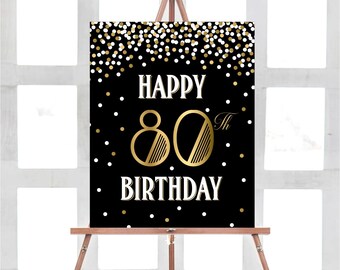 happy 80th birthday etsy