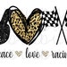 Peace Love Racing Sublimation Design *READY to PRESS* Print Transfer ...