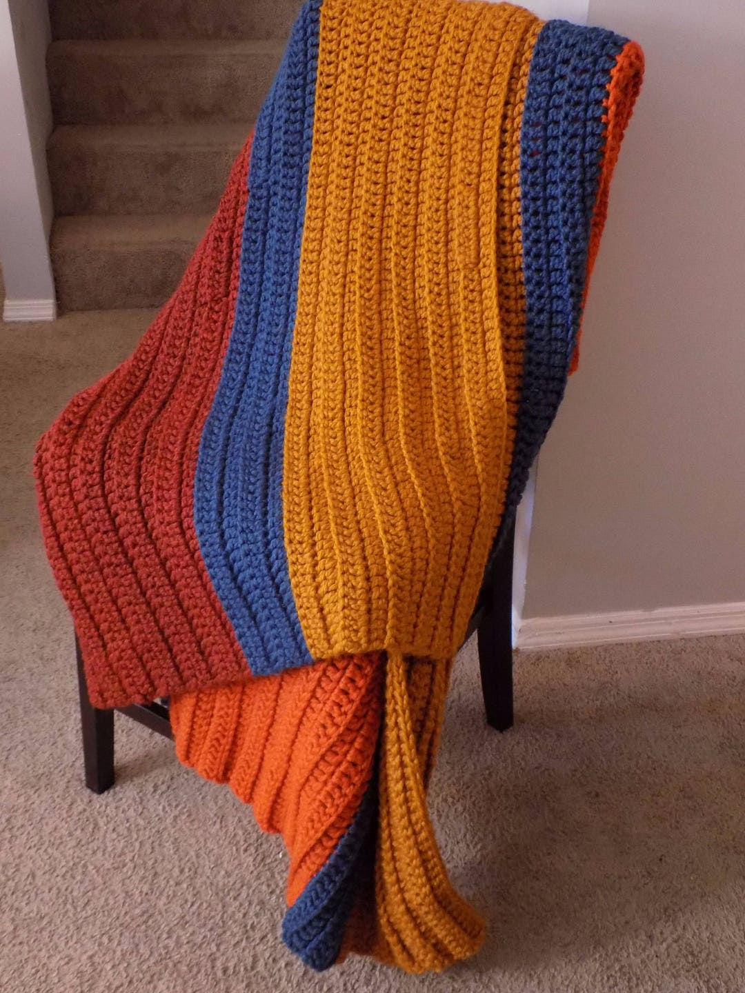 Chunky Blanket, Crochet Blanket, Blanket, Fall Blanket, Chunky Crochet