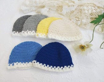 Neugeborenen Baby Mädchen oder Jungen Häkelmütze, Häkelmütze für Baby Mädchen, Beanie für Baby Jungen, häkeln Baby Geschenk, handgemachtes Geschenk für Baby