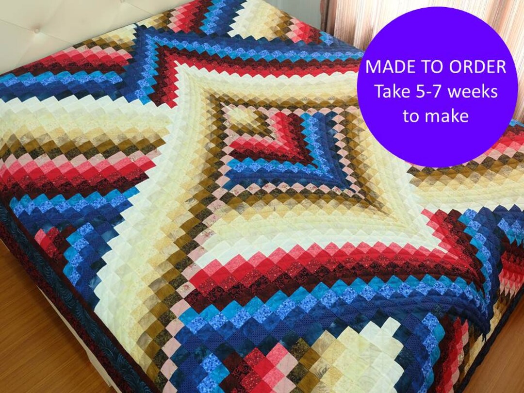 CUSTOM HANDMADE QUILTS Lightening Strikes Bargello Quilt Etsy