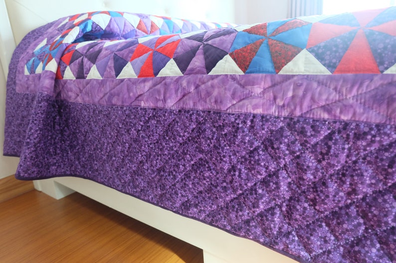 Kaleidoscope Quilt Amish Quilts for Sale Amish Quilt King Etsy