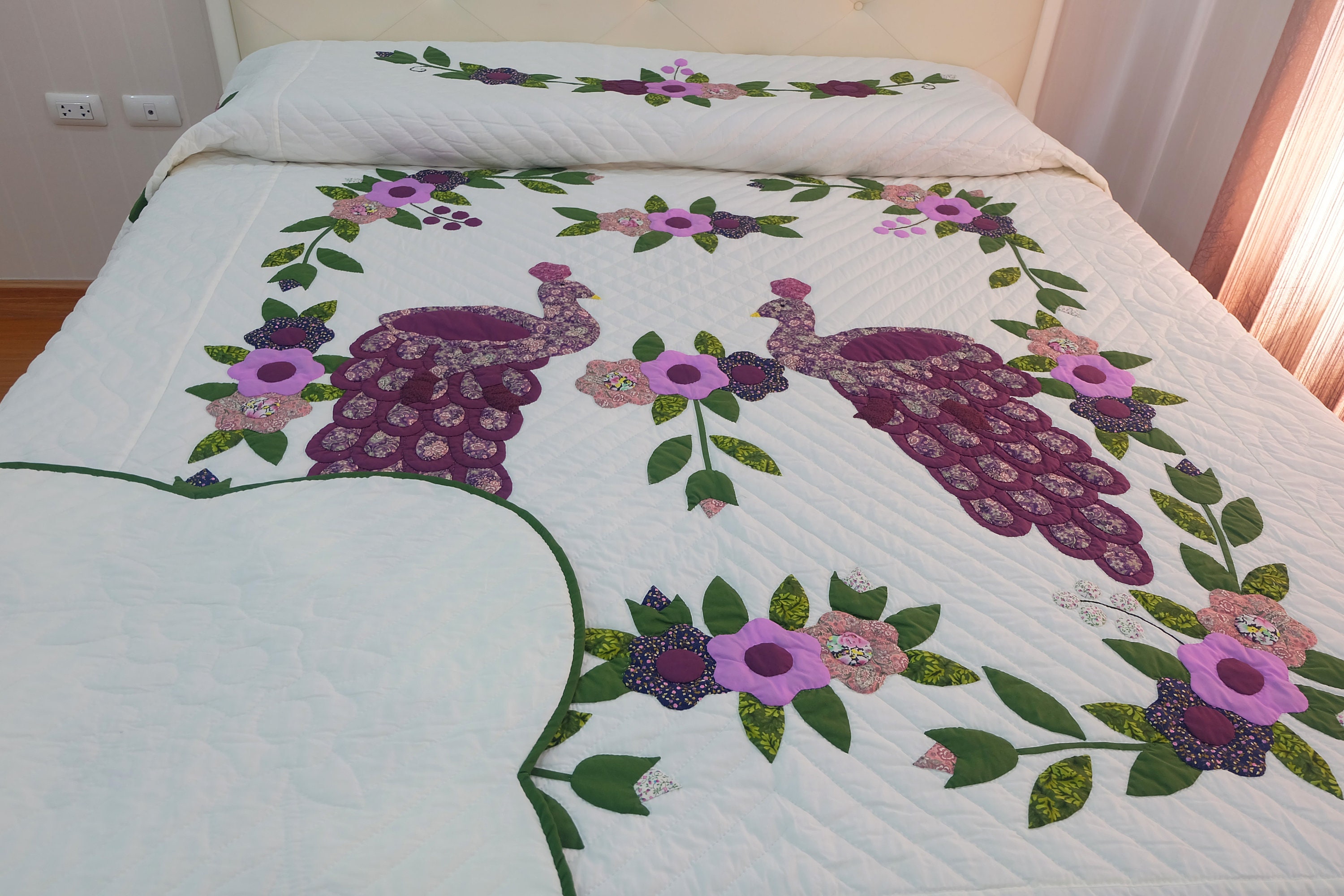 Amish quilt for sale king size Applique quilts for sale Etsy