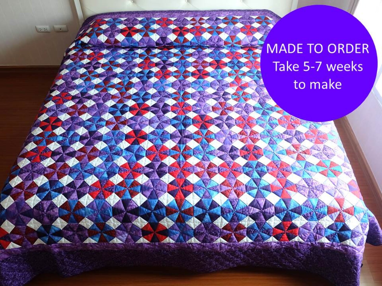 Kaleidoscope Quilt Amish Quilts for Sale Amish Quilt King Etsy