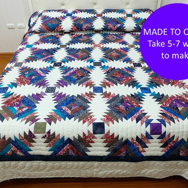 Pineapple Quilt Etsy