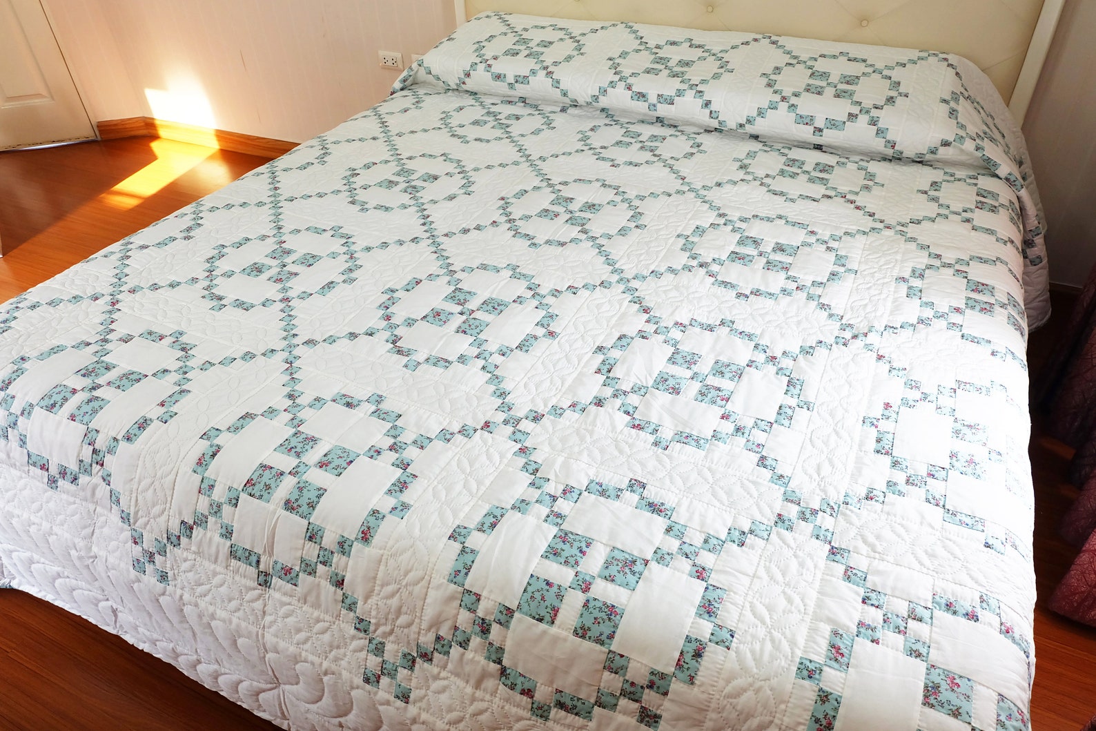 Burgoyne Surrounded Quilt Block Inspired by an Antique Quilt Etsy