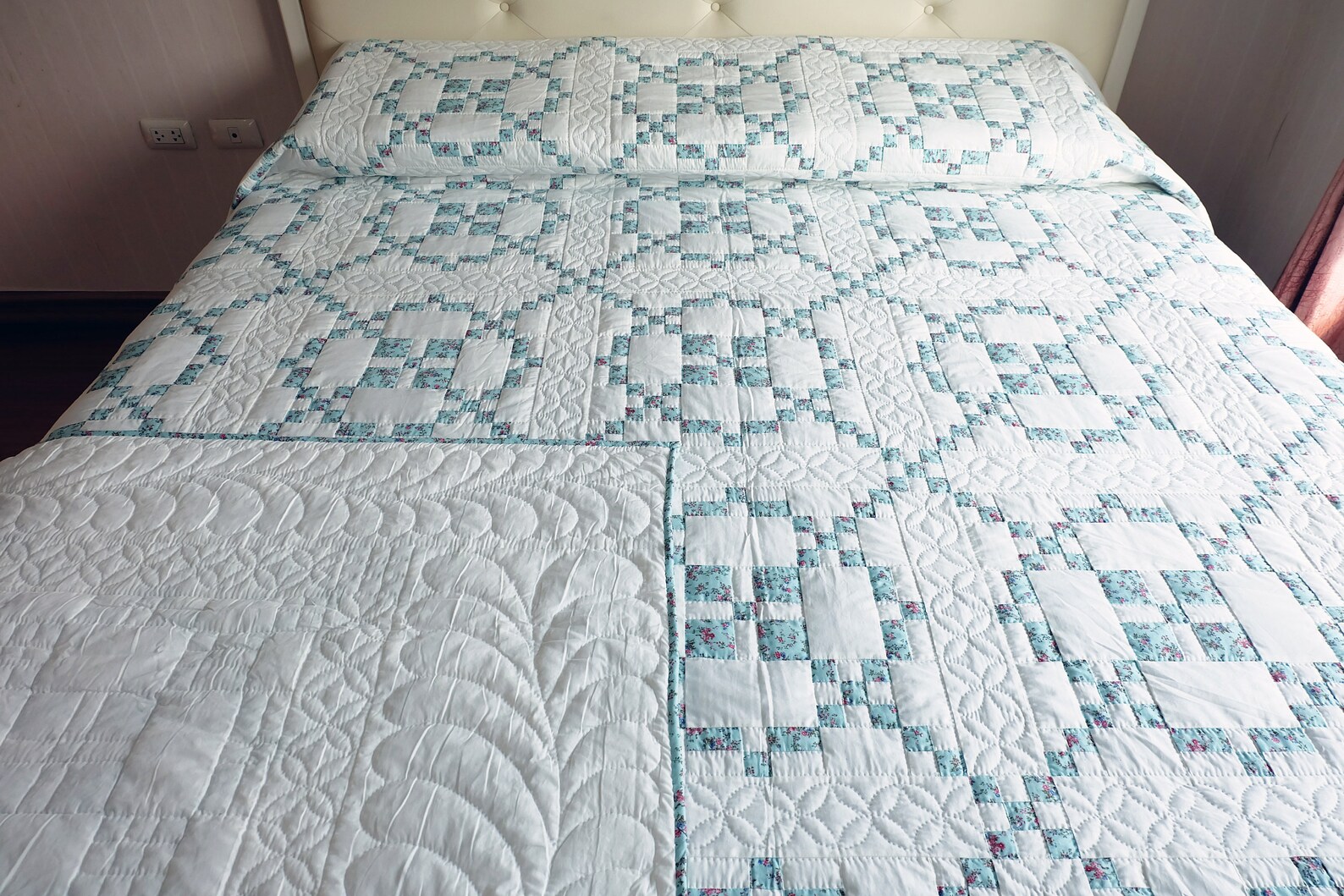 Burgoyne Surrounded Quilt Block Inspired by an Antique Quilt Etsy