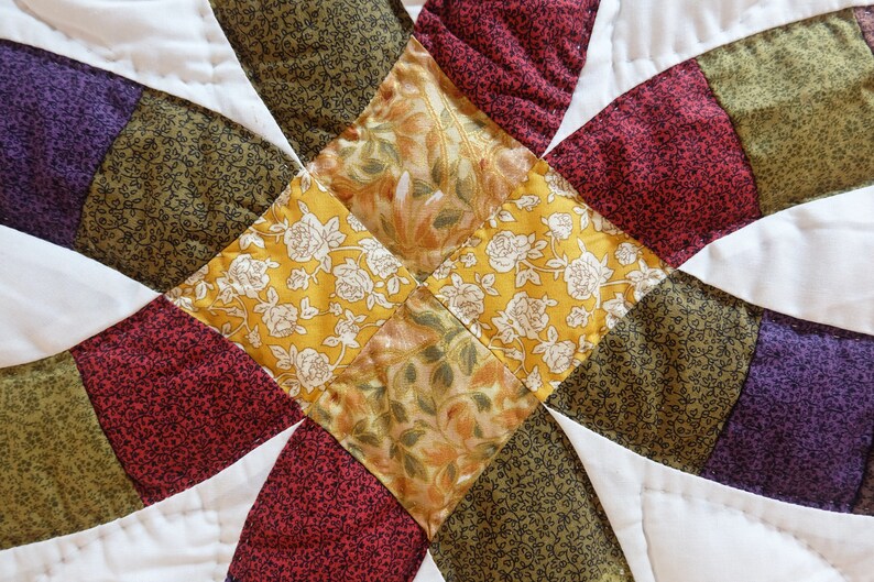 Double wedding ring quilt Wedding ring quilt for sale Etsy