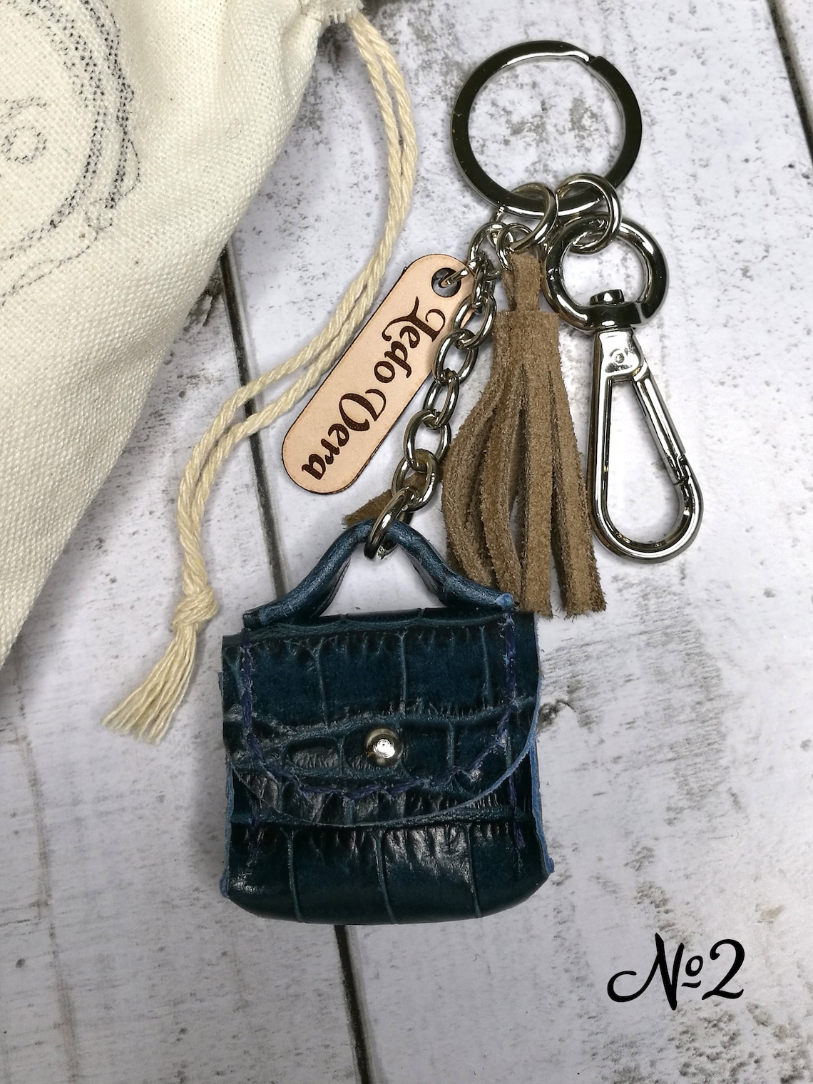 Leather Keyring. Keychain. Tiny bag. Purse keyring Etsy