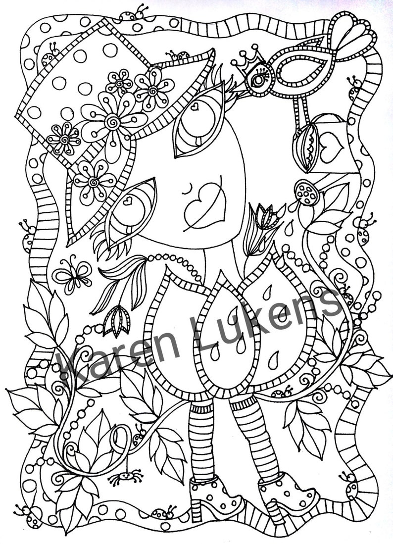 9800 Healing Garden Coloring Book Picture HD