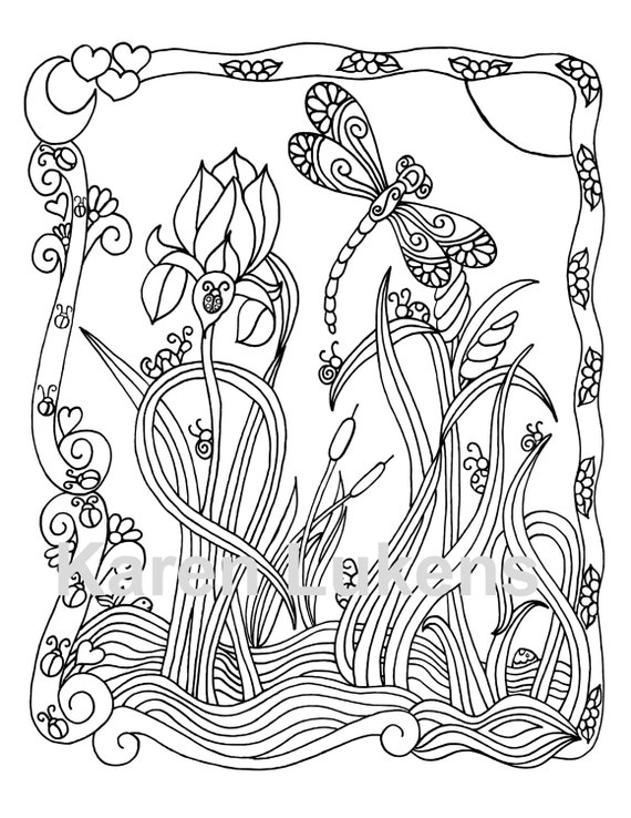 9800 Healing Garden Coloring Book Picture HD