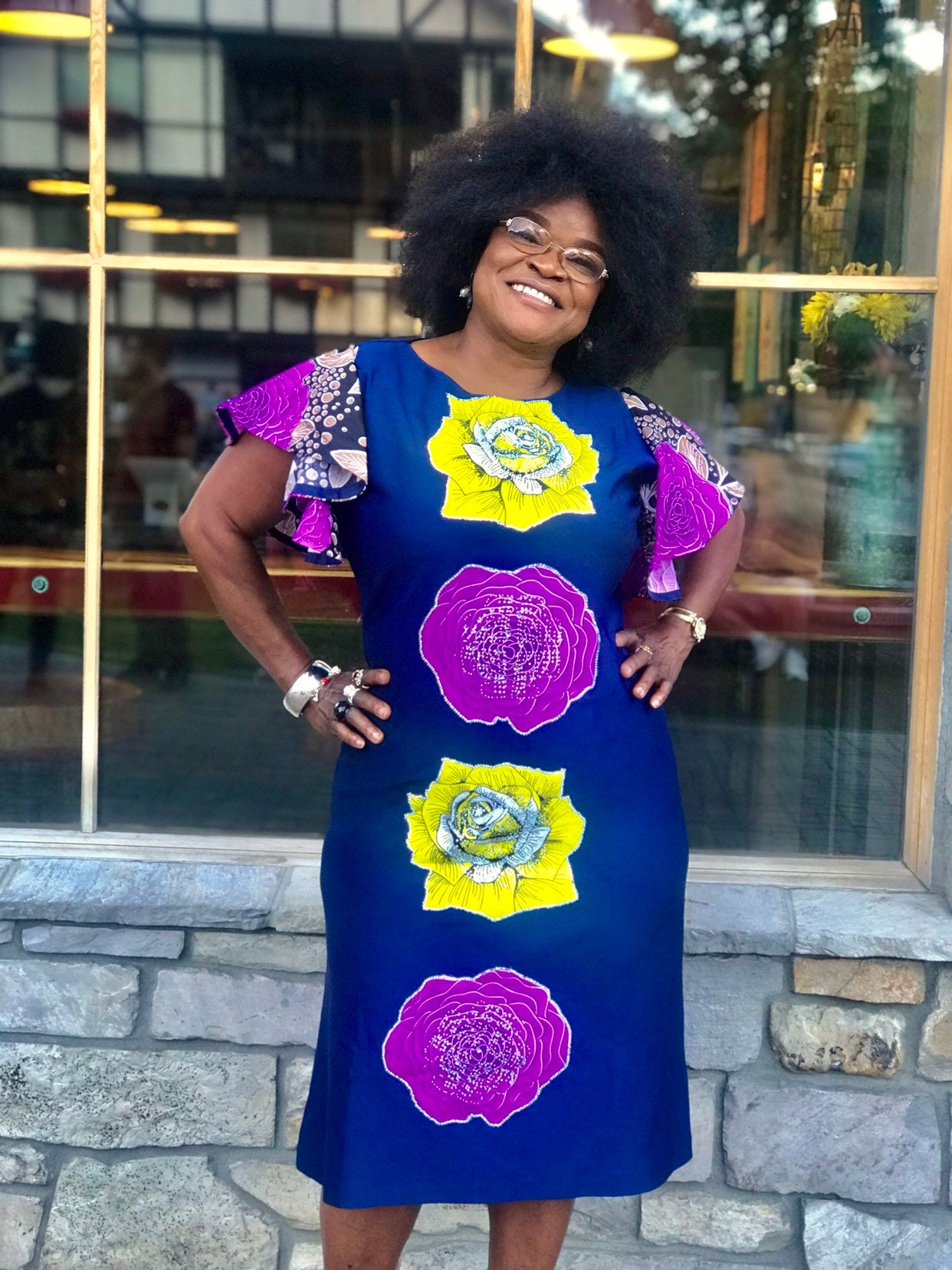 African Fit and Flair Gown,curvy Women Clothing,african Print Fitted Midi  Dress,african Clothing for Women,african Plus Size Dress,dashiki -   Canada