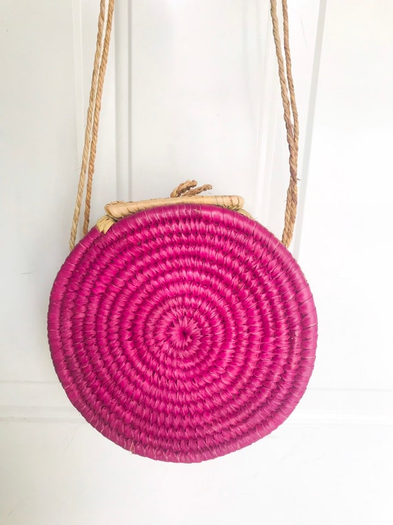 raffia crossbody bag
