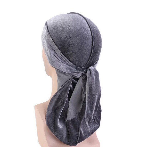 Unisex Dual Fabric DuRag, Velvet & Silk