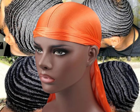 Premium Velvet Durag for Waves Hair Protection Head Scarf 