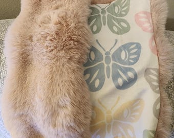 Sensory square plush minky stress alzheimers dementia kidssoft lovie butterflies bunnies fidget baby lovie dimple dot minky blush rose plush