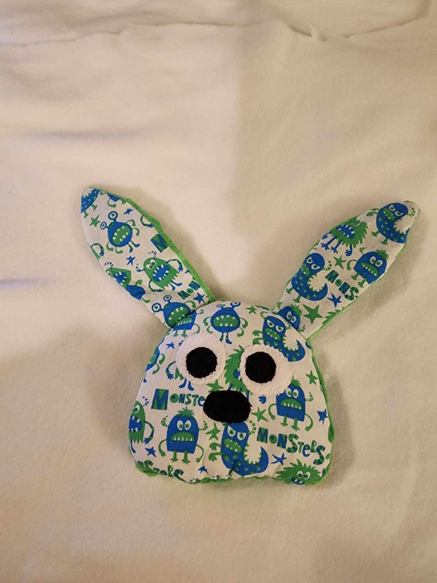 Weighted Bunny Head Fidget Buddy Bean Bag Sensory Plush Etsy