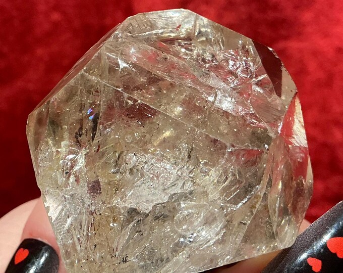 Herkimer Diamond 3.5 oz. Quartz Crystal ~ 2" Long ~ Double Terminated Skeletal Inclusions