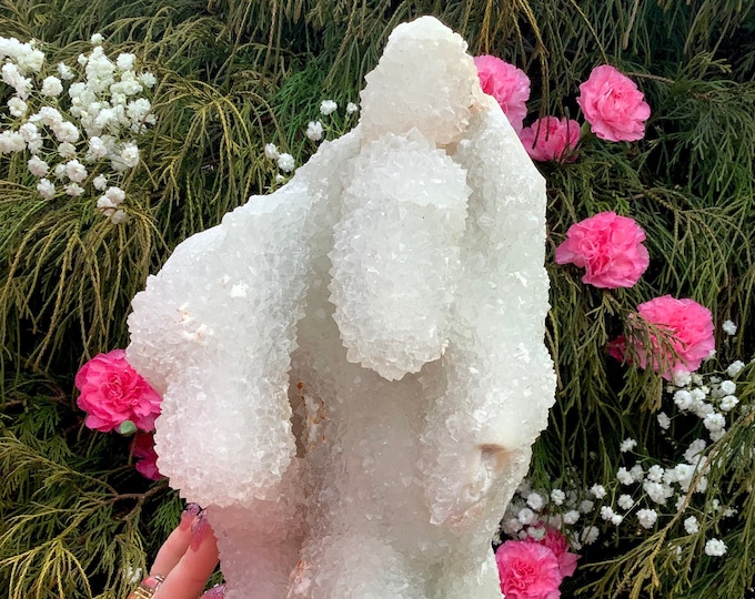 Anandalite Crystal Cluster ~ Large 13 lb. 8 oz. ~ 14" Long ~ Extremely Rare Healing Crystal ~ Fast & Free Shipping, USA + Global Shipping ~