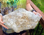 24 LB Massive Golden Healer Quartz Crystal Gorgeous Display Cluster Feng Shui Centerpiece God 39 s Art Entryway Meditation