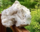 52 LBS 14 oz Massive Clear Quartz Crystal Gorgeous Display Cluster Feng Shui Centerpiece Gods Art Entryway Zen,Yoga, Meditation