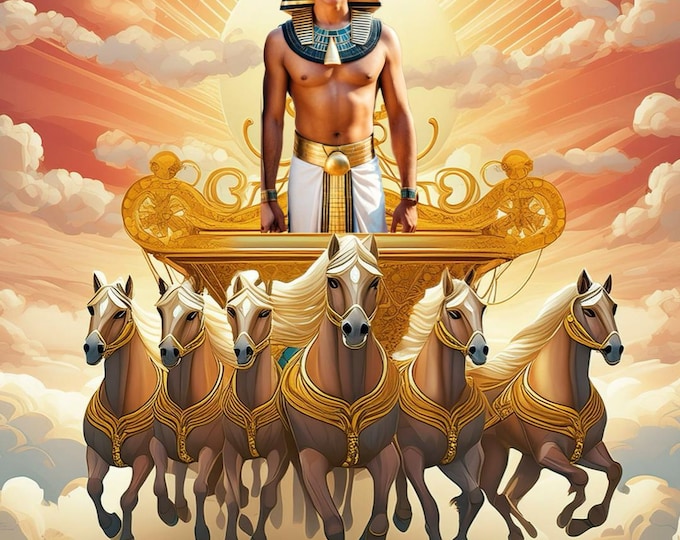 THE CHARIOT ~ Tarot Card Original Art by Crystal Goddess 888