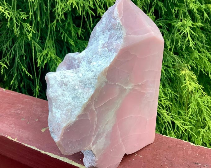 Pink Opal Crystal Generator: 4 lb Altar Display, Metaphysical Decor