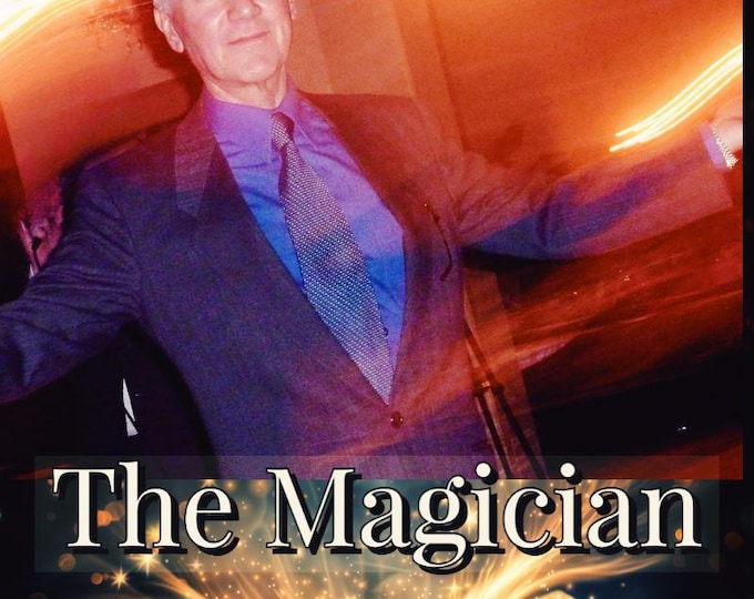 THE MAGICIAN ~ Tarot Card Original Art by Crystal Goddess 888