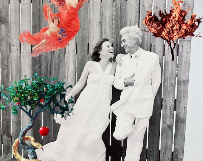 THE LOVERS ~ Tarot Card Original Art by Crystal Goddess 888