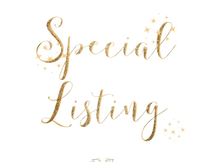 Special Listing ~ Reserved for Kim ~ Special Crystals for Christmas