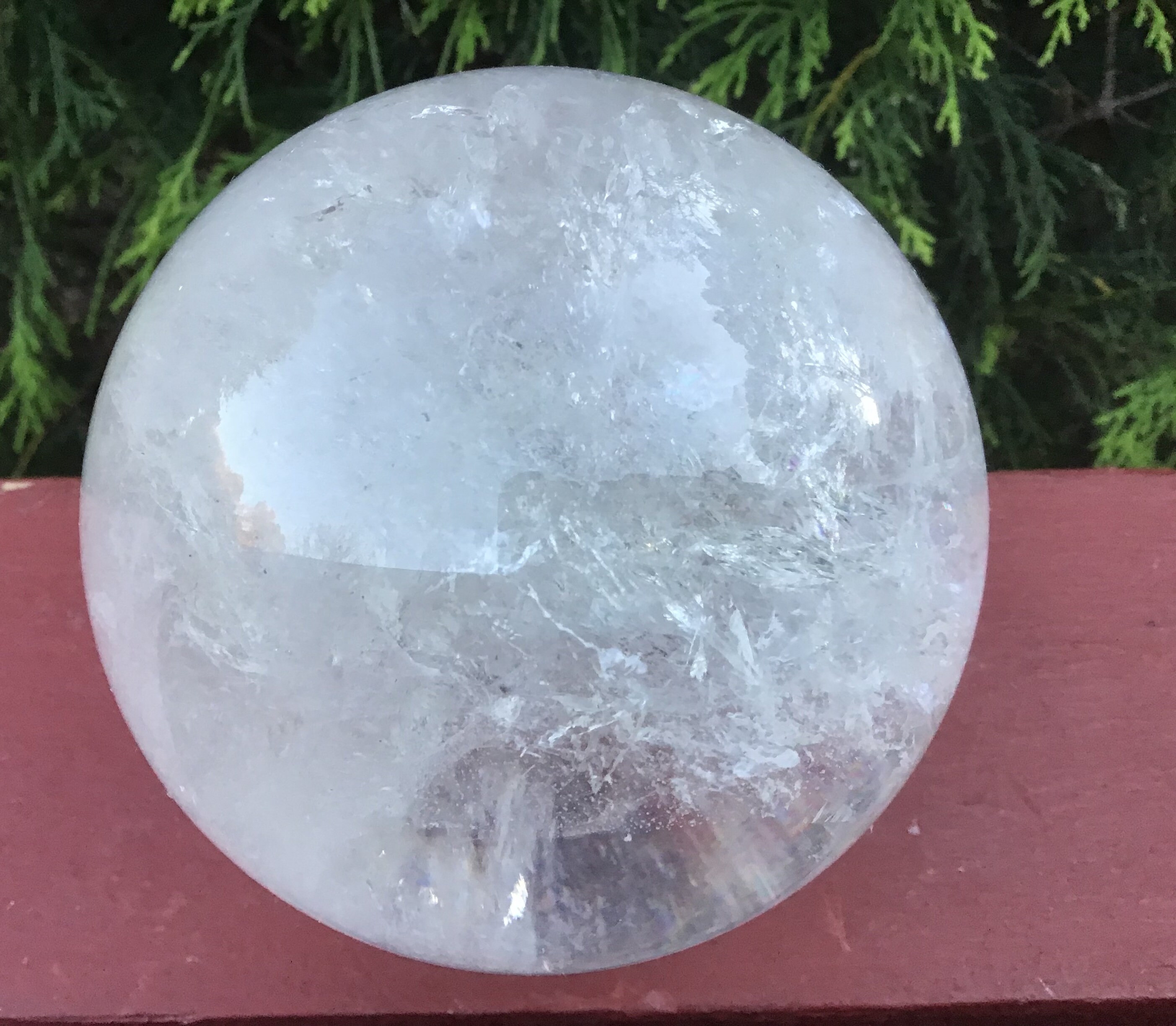 Clear Quartz Crystal Ball Large 2 Lb. Polished Sphere 3 | Etsy