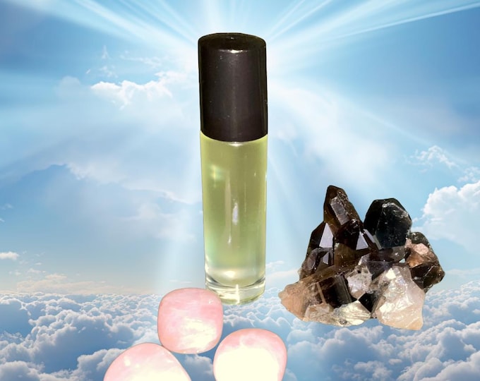 Grove of Quartz Perfume Oil & Crystals ~ Crystal Goddess 888 Exclusive Multisensory Set ~ Combining Poetry, Scent and Crystals