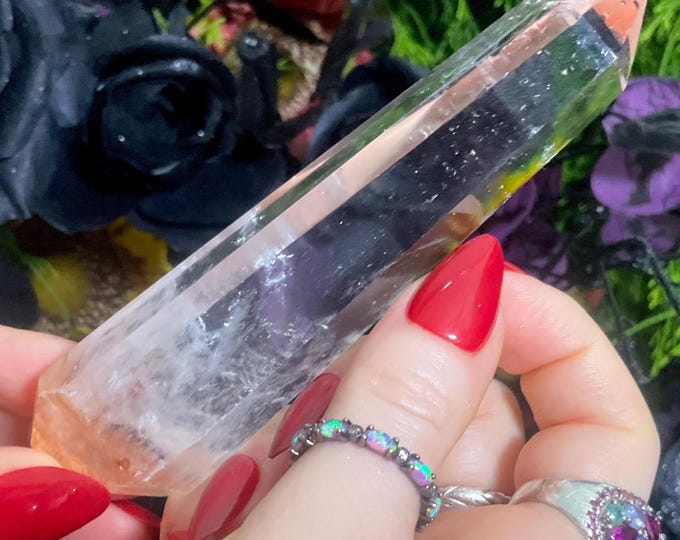 High Altitude Himalayan Ultra Clear Quartz Crystal Wand ~ Large 3.7 oz. ~ 5’’ Long ~ Fast & Free Shipping, USA + Global Shipping ~ RARE!