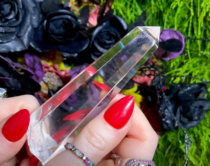 High Altitude Himalayan Ultra Clear Quartz Crystal Wand ~ Large 2.9 oz. ~ 4’’ Long ~ Fast & Free Shipping, USA + Global Shipping ~ RARE!