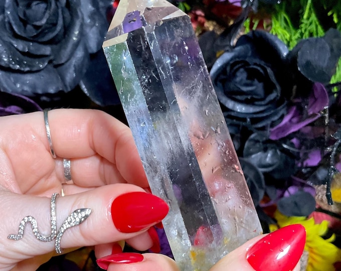 High Altitude Himalayan Ultra Clear Quartz Crystal Wand ~ Large 5.6 oz. ~ 4 1/2’’ Long ~ Fast & Free Shipping, USA + Global Shipping ~ RARE!