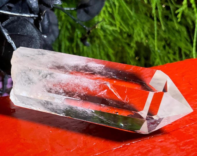 High Altitude Himalayan Ultra Clear Quartz Crystal Wand ~ Large 4.4 oz. ~ 4’’ Long ~ Fast & Free Shipping, USA + Global Shipping ~ RARE!
