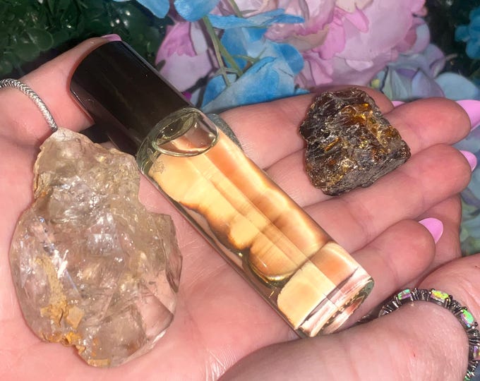 Prism Of Honey ~ Crystal Goddess 888 Exclusive Set ~ Combining Poetry, Scent and Crystals for a Multi-Sensory Experience ~
