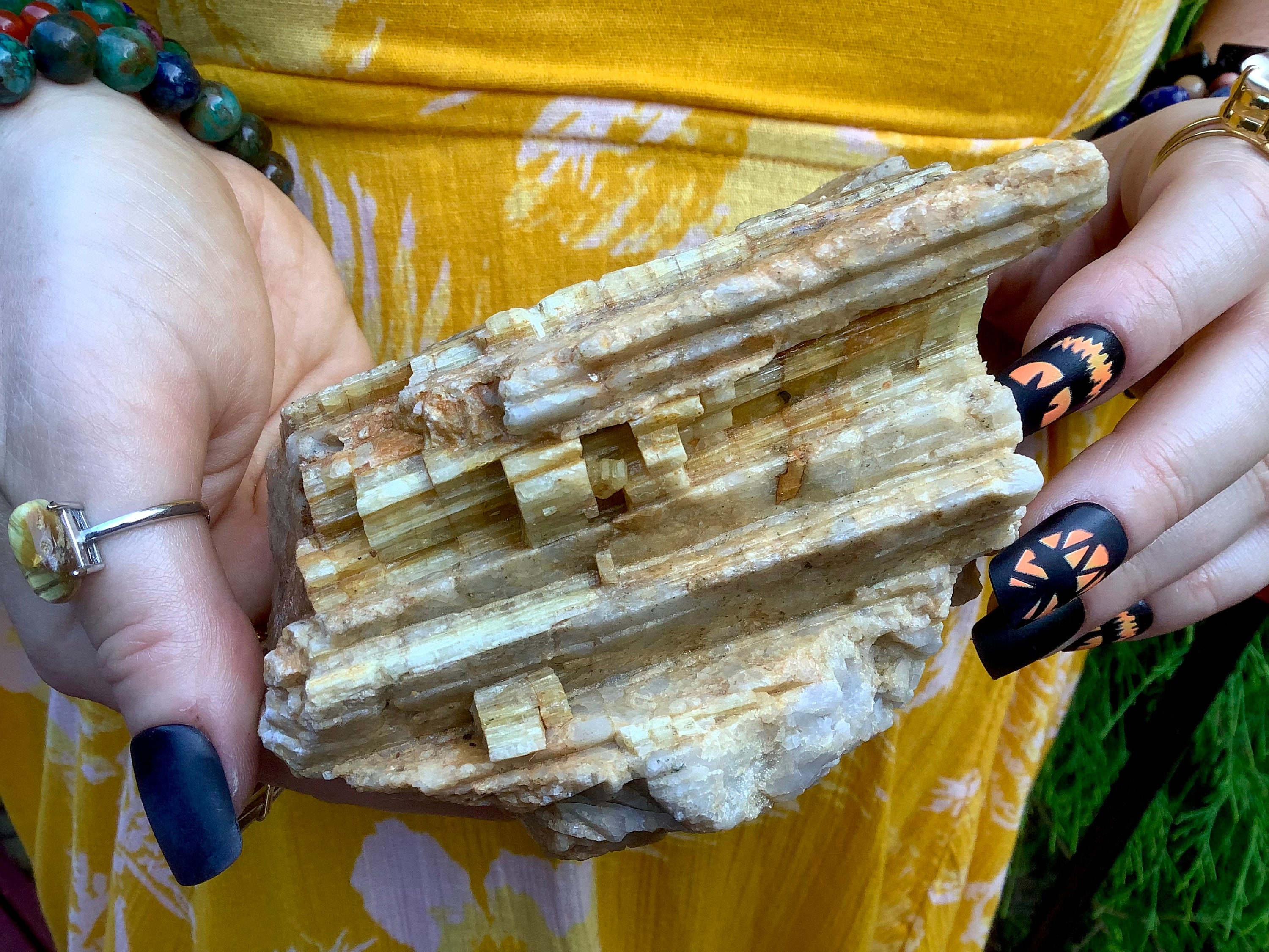 Yellow tourmaline deals crystal