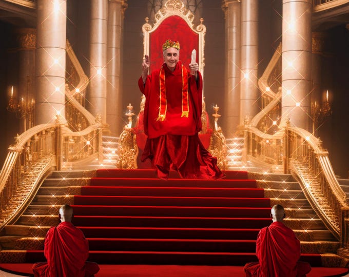 The HIEROPHANT ~ Tarot Card Original Art by Crystal Goddess 888