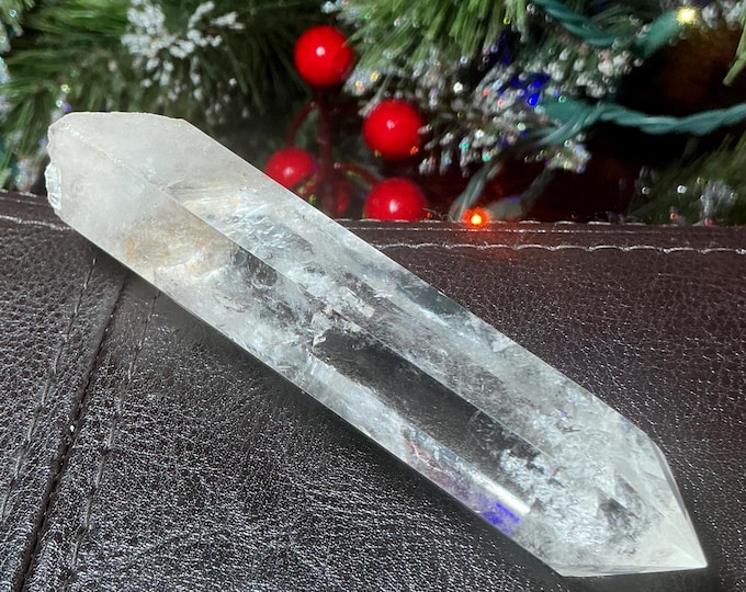 CLEARANCE! ~ High Altitude Himalayan Clear Quartz Crystal Point ~ Large 3.4 oz. Wand ~ 4" Long ~ One of a kind Specimen ~