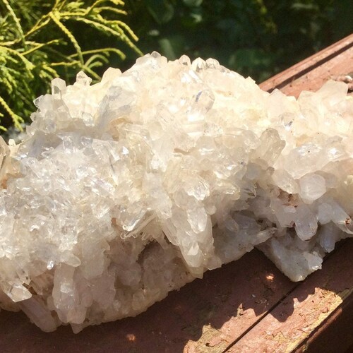 Clear Quartz Crystal Large 11 oz. Cluster ~ 5