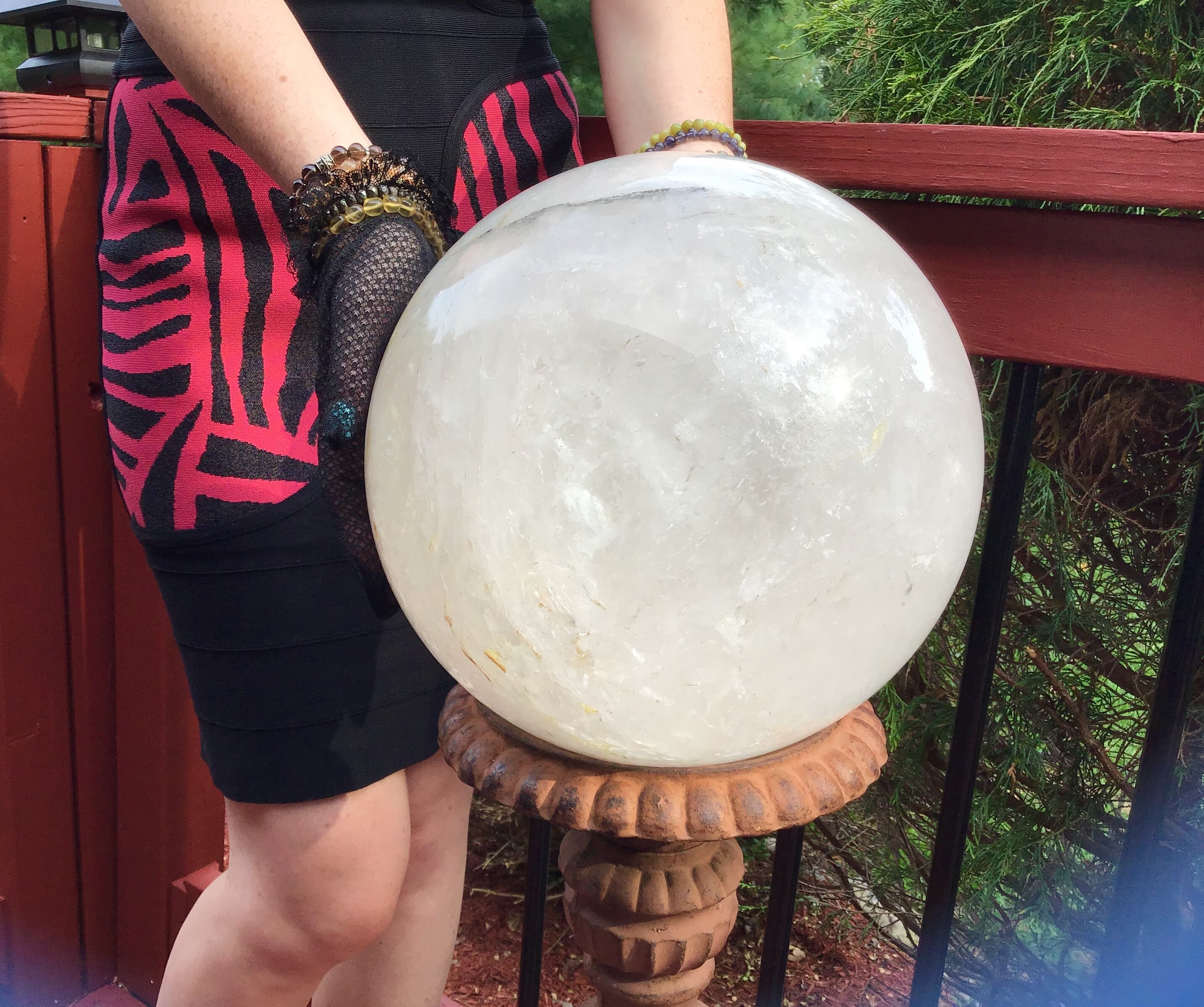 Clear Quartz Large 46 lb. Massive Crystal Ball 8 Wide Etsy