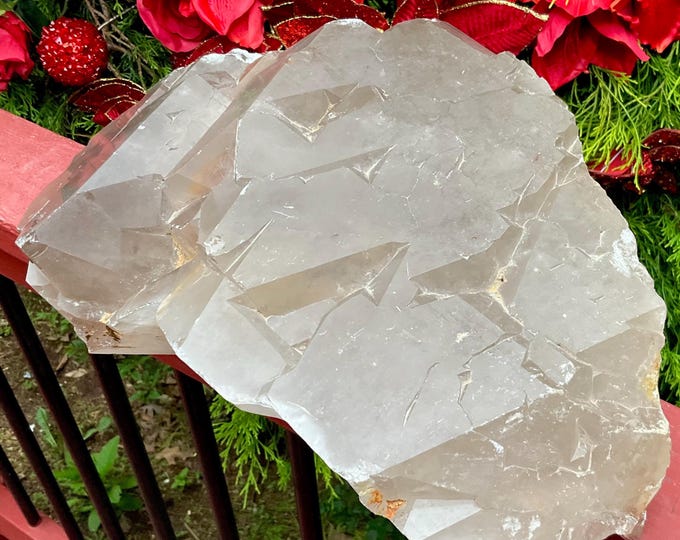 Massive Smokey Quartz Crystal Cluster ~ 38 lb. ~ 14" Long ~ Rare Specimen ~ Skeletal Quartz ~Metaphysical Home Decor