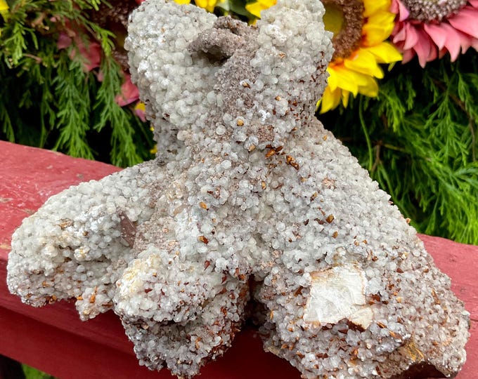 Botryoidal Calcite 3 Lb. 8 oz. Cluster ~ 7" long ~ Rare Free Form Crystal Mineral Display