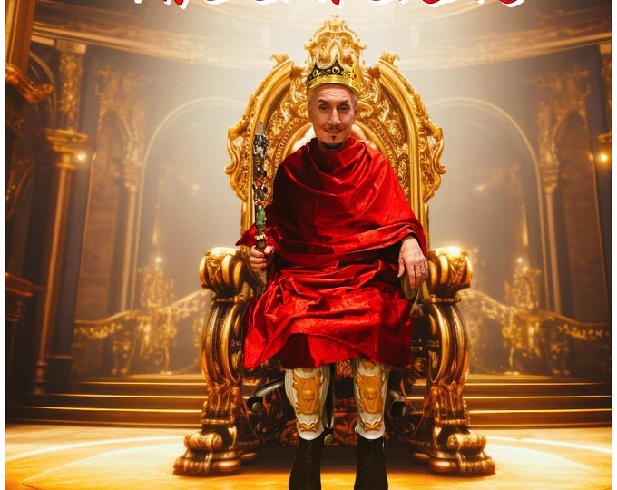 The EMPEROR ~ Tarot Card Original Art by Crystal Goddess 888