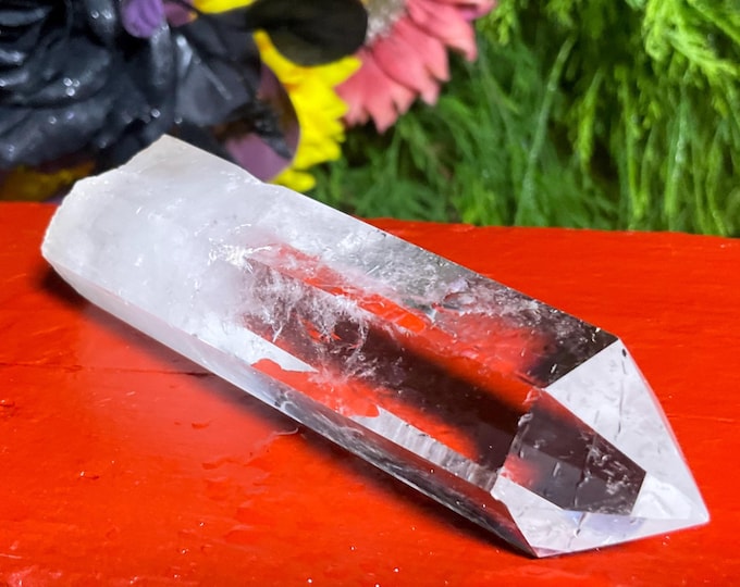 High Altitude Himalayan Ultra Clear Quartz Crystal Wand ~ Large 3.5 oz. ~ 4’’ Long ~ Fast & Free Shipping, USA + Global Shipping ~ RARE!