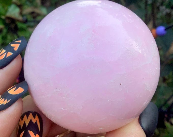 Pink Hemimorphite Crystal Ball ~ 10 oz. ~ 2" Wide ~ Rare Mineral Specimen ~ Fast & Free Shipping, U.S.A. + Global Shipping ~
